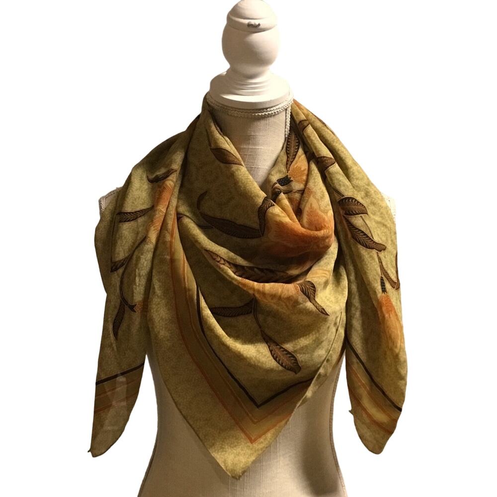 Flower Print Scarf